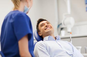man at the dentist in west chester oh