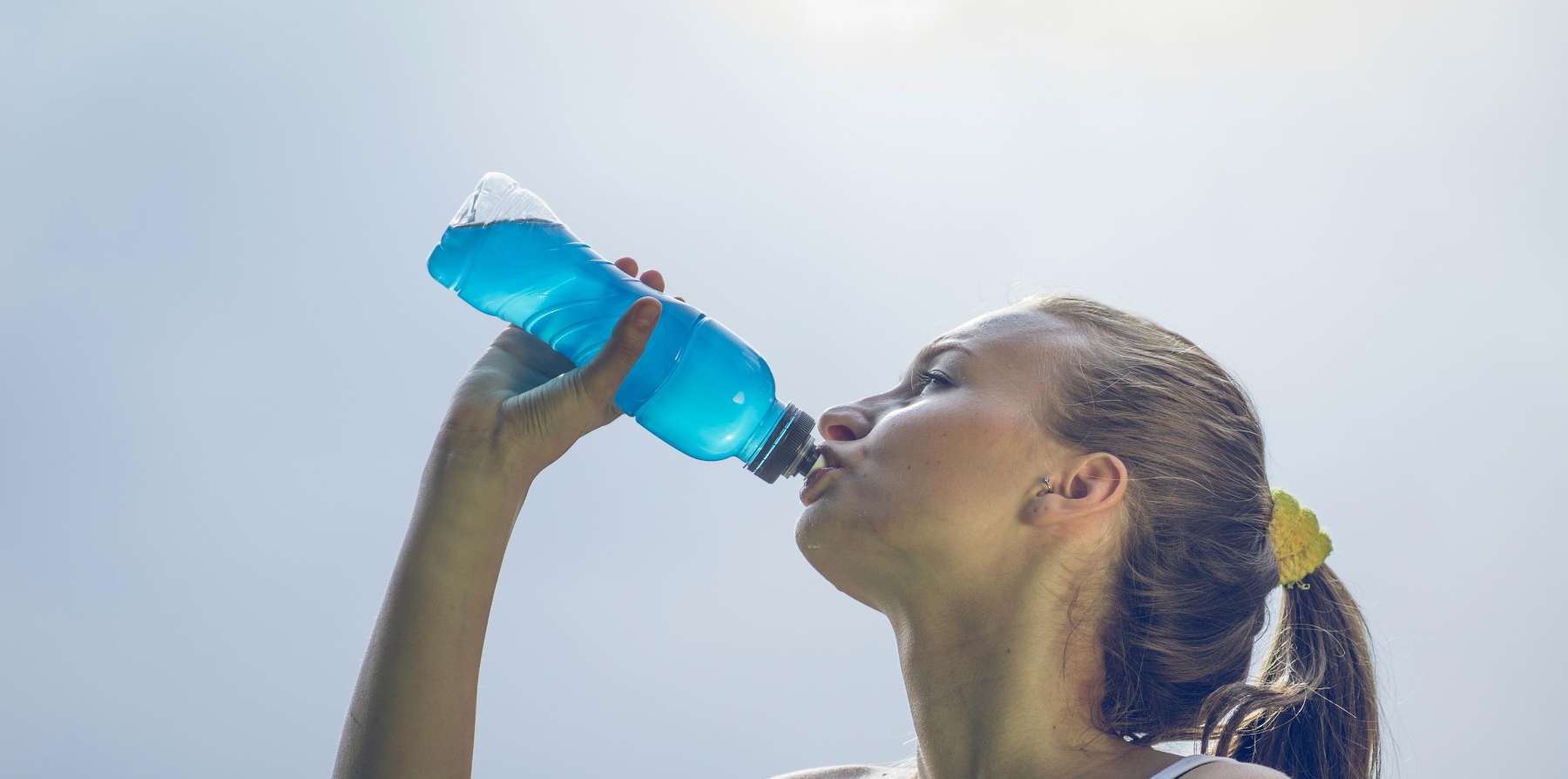 athlete drinking sports drink in West Chester OH